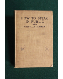 How to Speak in Public